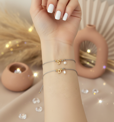Pulsera Inicial con Perla