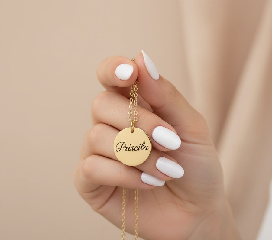 Collar Monedita Personalizable