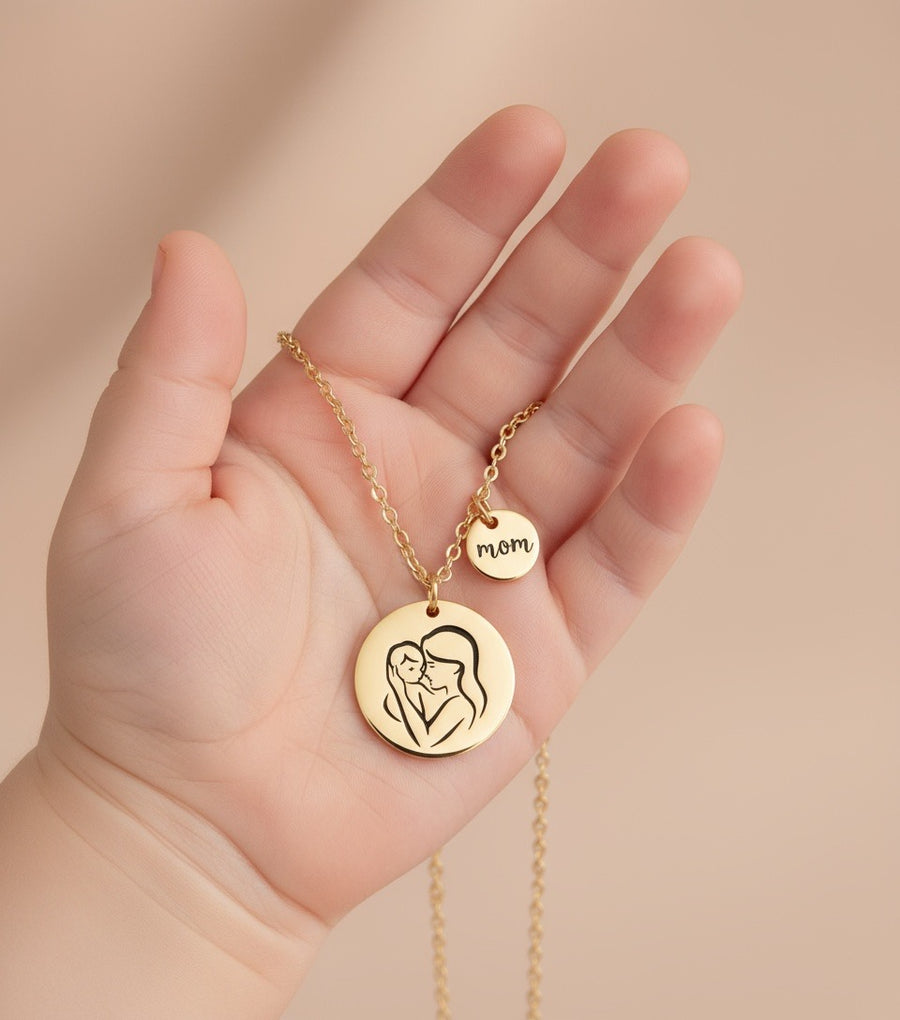 Collar Moneditas Mom