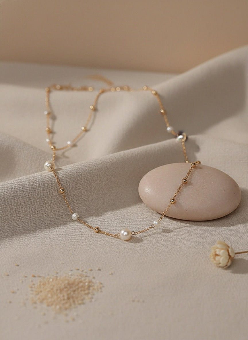 Collar Bibiana con Perlas