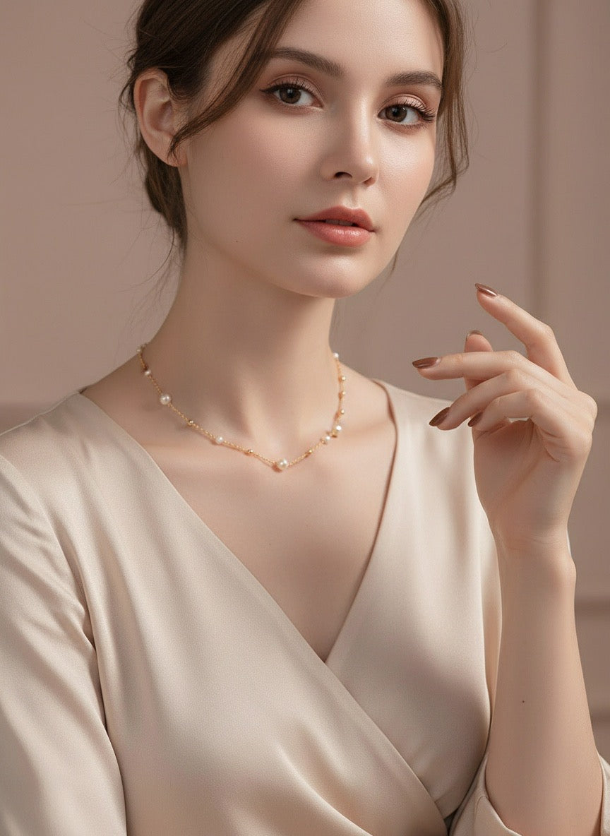 Collar Bibiana con Perlas