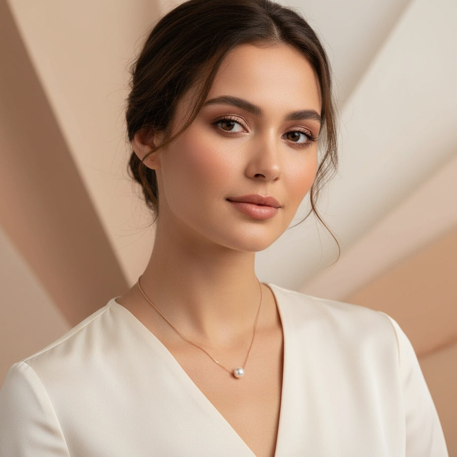 Collar Perla Cristal