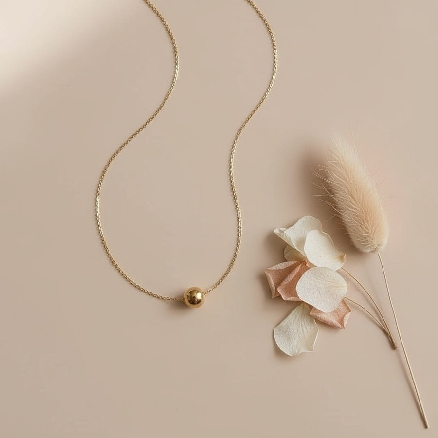 Collar Esfera Dorada