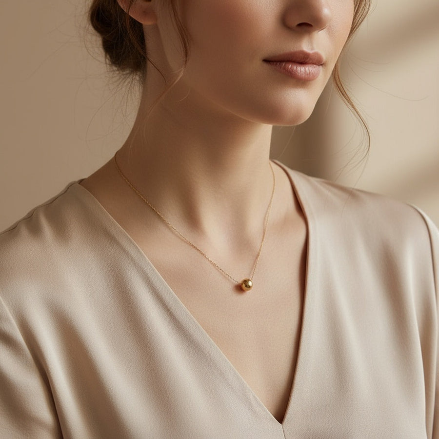 Collar Esfera Dorada