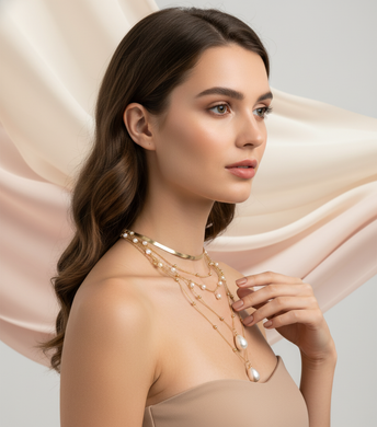 Collar Triple Paraiso de Perlas