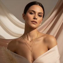 Cargar imagen en el visor de la galería, Collar Triple Camila