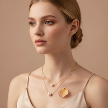 Cargar imagen en el visor de la galería, Collar Doble Perlas