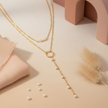 Cargar imagen en el visor de la galería, Collar Doble Amaranta