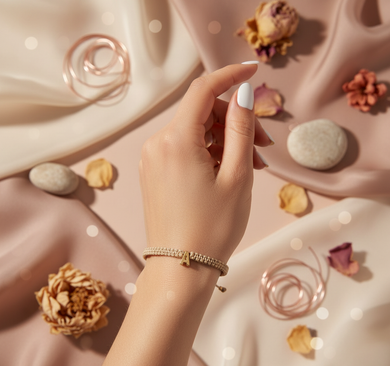Pulsera Inicial Nude