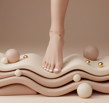 Cargar imagen en el visor de la galería, Tobillera Pluma Ancestral