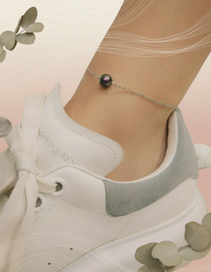 Tobillera Perla Negra