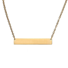 Cargar imagen en el visor de la galería, Collar Barra Personalizable