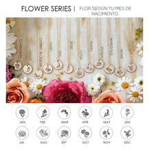 Cargar imagen en el visor de la galería, Collar Monedita Serie Flores