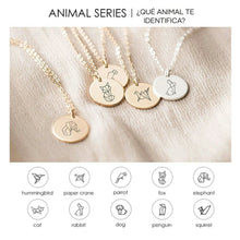 Cargar imagen en el visor de la galería, Collar Monedita Animal Serie