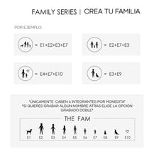 Cargar imagen en el visor de la galería, Collar Monedita Serie Familia