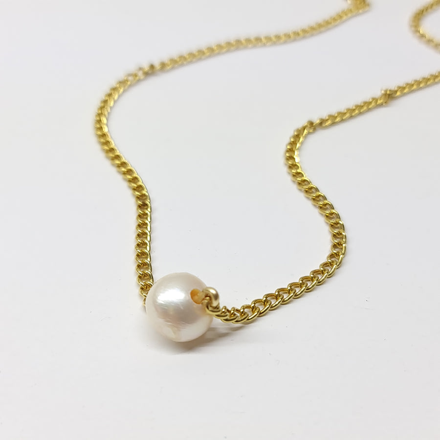 Collar Perla Cultivada Grande