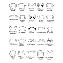 Cargar imagen en el visor de la galería, Collar Monedita Personalizable Orejas de Perrito