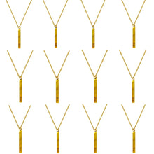 Cargar imagen en el visor de la galería, Collar Barra Vertical Personalizable