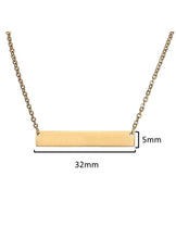 Cargar imagen en el visor de la galería, Collar Barra Personalizable