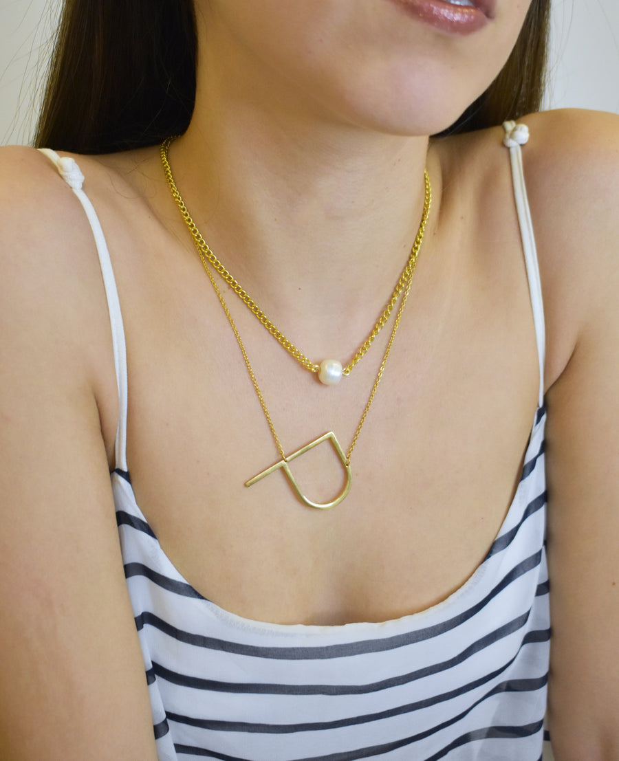 Collar Perla Cultivada Grande